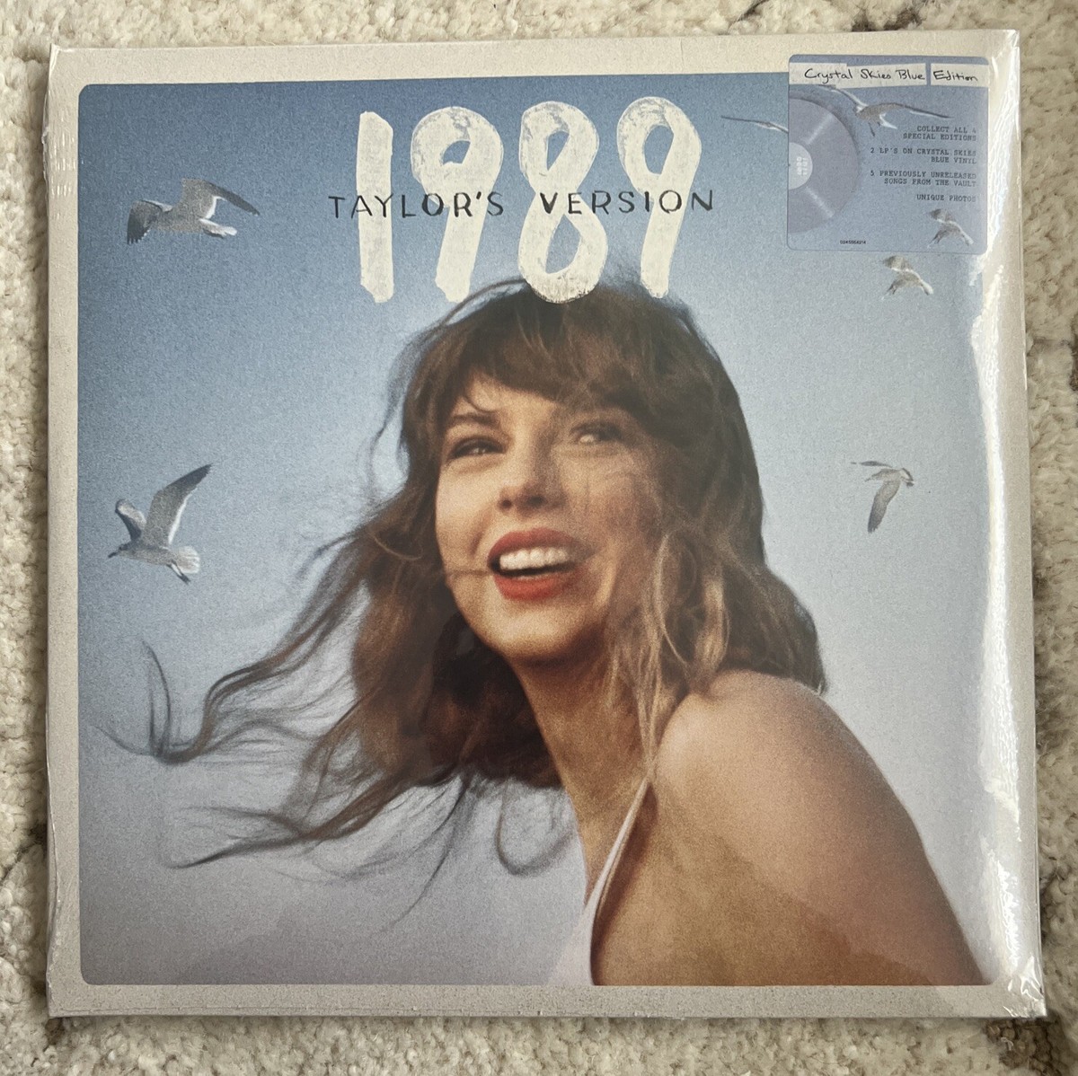 Taylor Swift Vinyl Taylor's Version 1989 Crystal Skies Blue