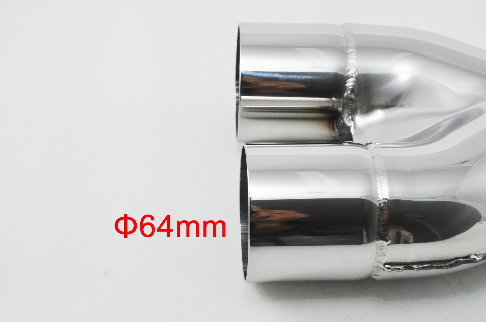 Universal Exhaust Stainless Steel XPipe Section Divider Crossover 2.5" 64mm eBay