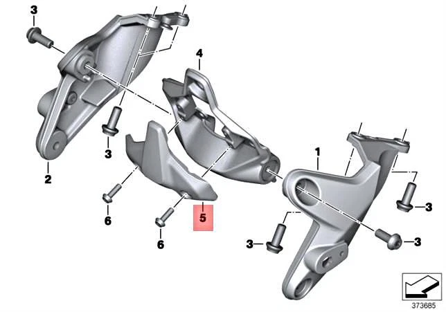 Genuine BMW K53 0A14 Instrument Cover 46638534288 | eBay