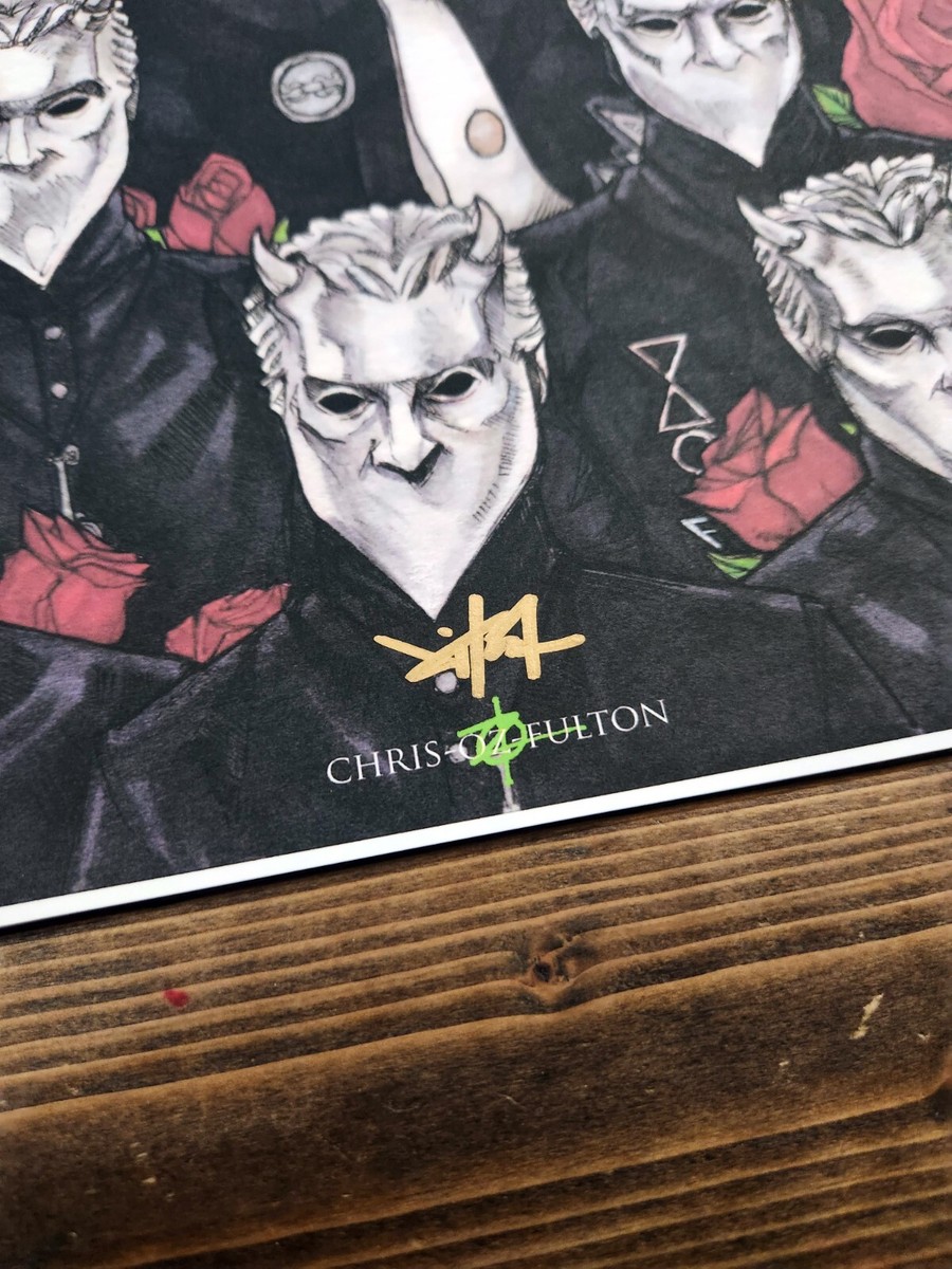 The Band Ghost BC Papa Emeritus 3 11x17 Print Signed by Artist