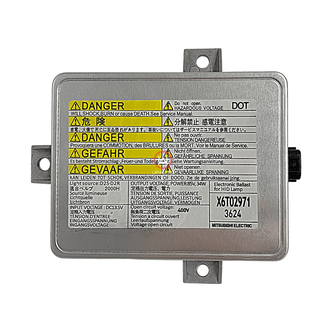 Ballast xénon type Mitsubishi X6T02981 boîtier alu étanche pour optique HID