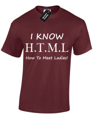 I Know Html Coder Hacker Css Web Designer Nerd Coding Unisex T-Shirt