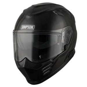Simpson Venom (bandit) Carbon Black Gloss Full Face Motorcycle Helmet