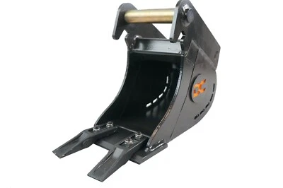 MS01 Tieflöffel Baggerschaufel Baggerlöffel Minibagger 20cm 200mm HARDOX für 1T