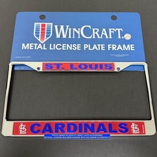 ST. Louis Cardinals MLB Laser Cut METAL License Plate Frame Wincraft NEW