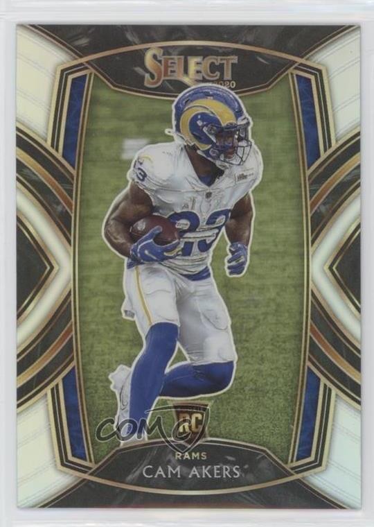 2020 Panini Select Club Level Silver Prizm Cam Akers #255 Rookie RC 06rw