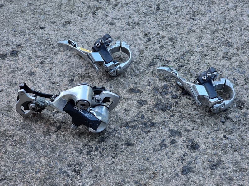 Shimano Deore XT Mechs - Job Lot - Retro - M737 Rear / M739 Front - Derailleurs