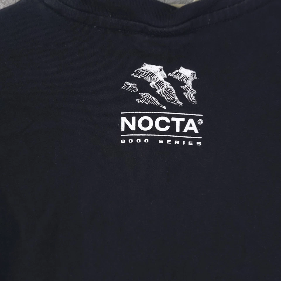 Camiseta Nike Nocta It's Peak Rap Negra Para Hombre Talla S Y2K Hype Sobredimensionada Foto 3 de 4