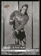 2025-26 Upper Deck #C-89 Anders Lee New York Islanders UD Canvas B & W Card