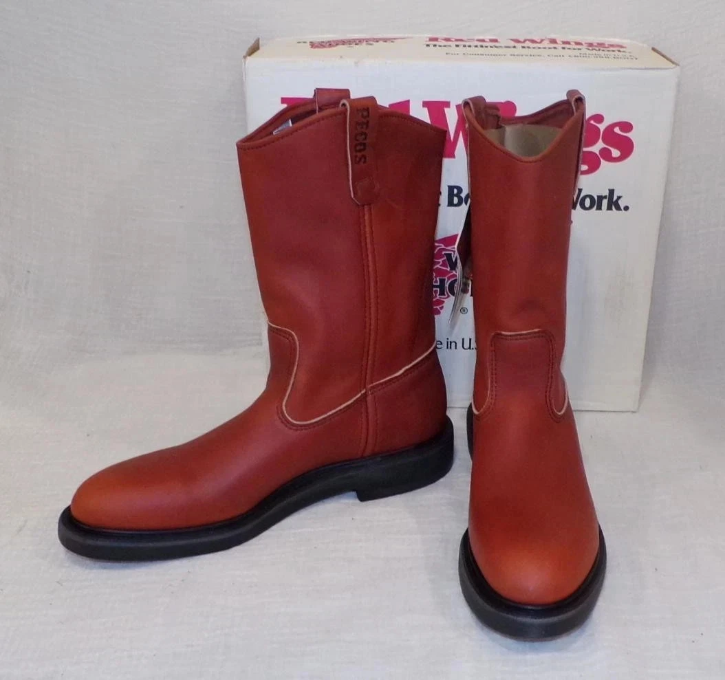 Red Wing Shoes Boots for Men 8.5 Men's US Shoe Size Vintage Shoes