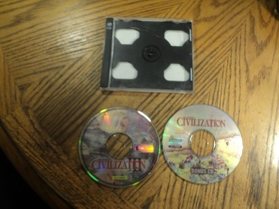 Sid Meier's Civilization III( PC, 2001)   Case  & Two Disc