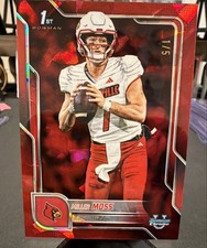 2025 Bowman University Chrome Sapphire Edition - Miller Moss #141 Red 1/5 (RC)🔥