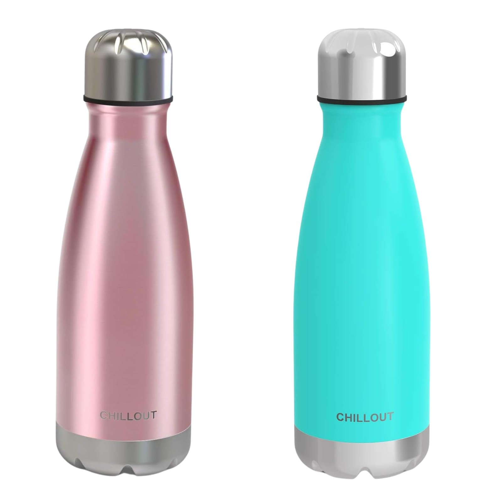 Stainless Steel 2 Pack Water Bottle for Kids School: 12 oz D