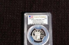 2007-W Statue of Liberty $50 PCGS PR69 DCAM - Brilliant Platinum Collectible