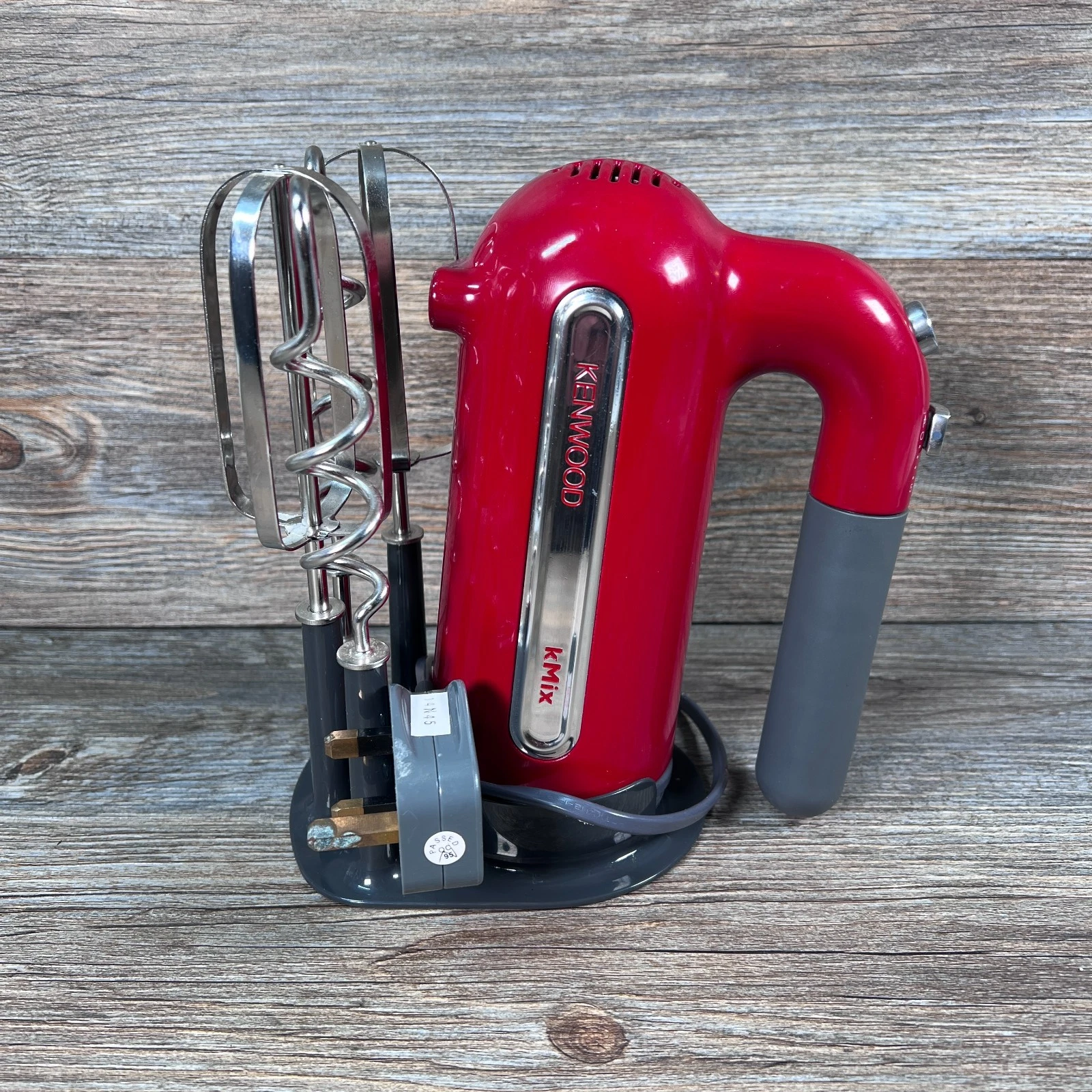 Kenwood kMix Hand Mixer HM790 Red Chrome Beater Dough Hook Attachments Working
Opens in a new window