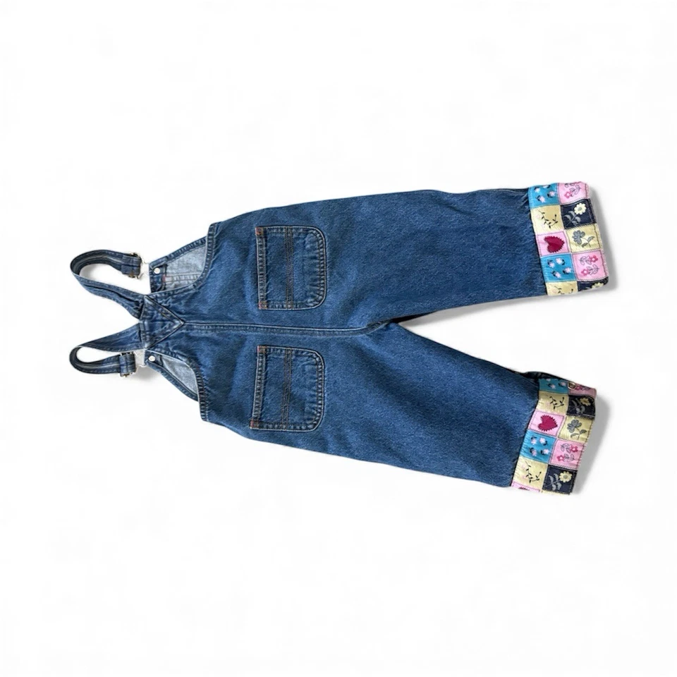 Винтажный детский джинсовый комбинезон Little Arizona Co. 24 М для малышей ясельного возраста - Изображение 3 из 4