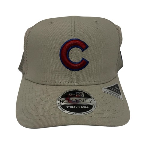 Chicago Cubs New Era Team Neo 9SEVENTY Stretch Snapback Hat Cap Stone NEW - Afbeelding 2 van 6