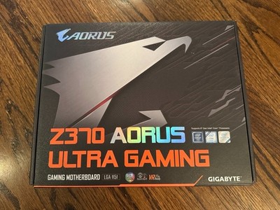 Gigabyte Z370 AORUS Ultra Gaming DDR4 ATX Motherboard WITH TPM