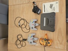 Nintendo 64 N64 Console +3  Controllers -  Console LED Not Powering On (read)
