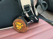A Bathing Ape Baby Milo Keychain   Mini Bag Charm   BAPE Key Ring Accessory