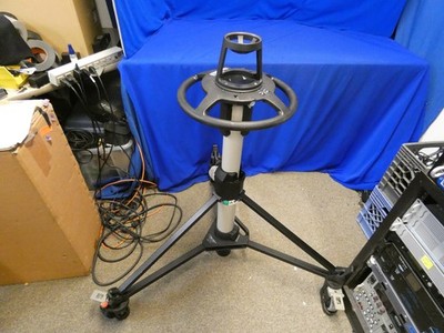 Vinten Vision Ped Plus w/V3955 Dolly w/Wheels, Guards, Locks, 100mm Ball Adapter