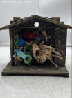 Multicolor Decorative Art Seasonal Christmas Complete Nativity Scene Set