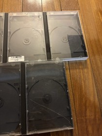 OEM Sega CD/Sega Saturn/PS1 Longbox Replacement Cases Lot Of 9 DAMAGED FOR PARTS