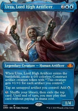 Magic/MTG Urza, Lord High Artificer (V.2) XDMR-423 Mythic Englisch NM Foil