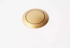 Push Button Flush Actuator - Brushed Gold
