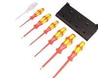 Screwdriver: Insulated-Set; Insulated; Pozidriv®,S - WERA.160I/165I/7 | EU Stock