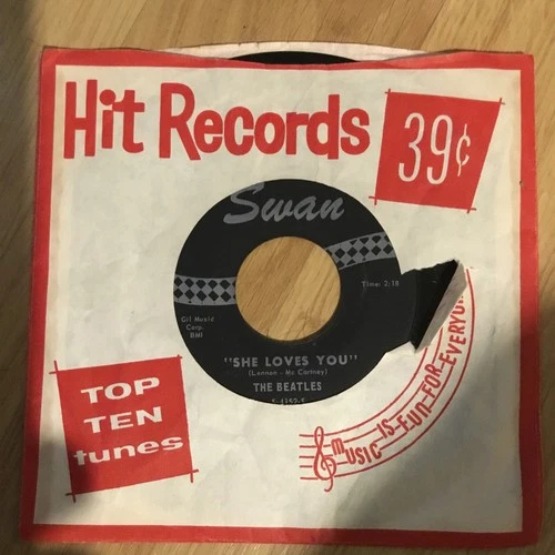 The Beatles She Loves You Vinyl 7" 45RPM Single OG US Special Pressing VG/VG