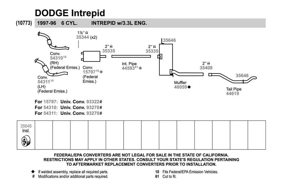 For GMC Acadia 2007 Walker 35335 Heavy Duty Steel Natural U-Bolt Clamp Foto 4 de 4