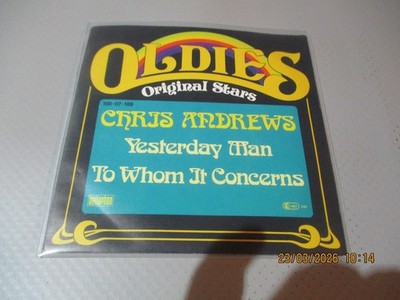 (175)  7'' Single - Vinyl - Chris Andrews - Yesterday Man / To Whom It Concerns