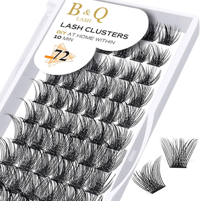 #ad #ad Bamp;Q Lash Clusters Wispy B02 Eyelash Clusters 72PCS Cluster Eyelash Extensions $10.99