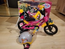 Baby Born Fahrrad, Original, Kaum Gebrauchsspuren mit Fahrradhelm