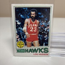 1977-78 Topps Atlanta Hawks Basketball Card #85 Lou Hudson - NM