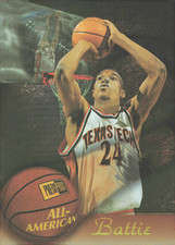 1997-98 Press Pass All-American - #A7 Tony Battie Nuggets Texas Tech 
