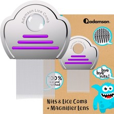 Lice Comb - Stainless Steel Lice Comb for Kids - Effective Nit Comb - Lice Combs