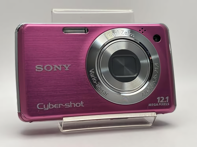 SONY Cyber-Shot DSC-W220 Pink 12.1MP Compact Digital Camera From