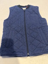 Old Navy Youth Boys Blue Quilted Puffer Vest Size 8M Fall/Winter Collection