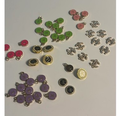 Authentic Chanel CC and Louis Vuitton set of buttons all new