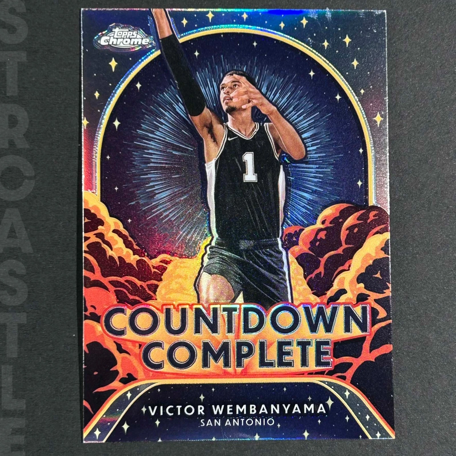 Victor Wembanyama 2024-25 Topps Chrome Countdown Complete #CC-1 San Antonio Spur