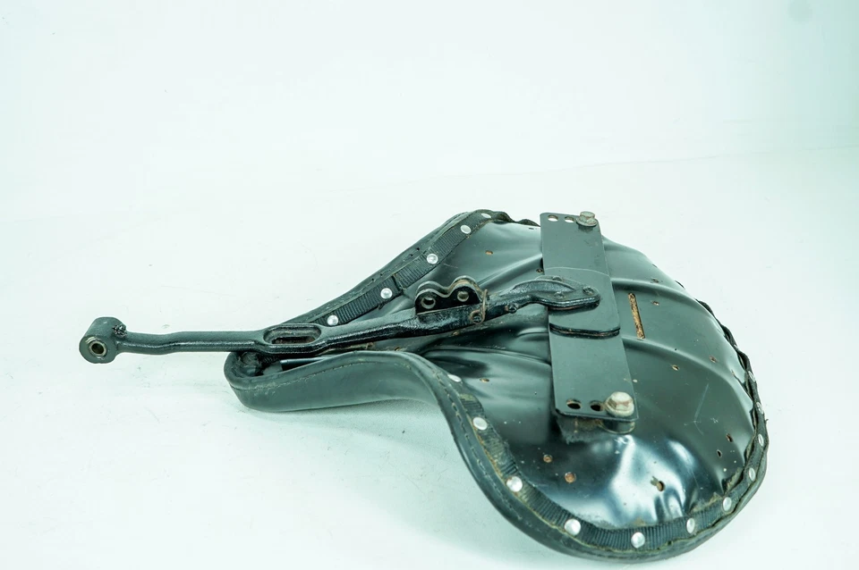 80 Harley Electra Glide Touring Driver Rider Seat Saddle Pillion Scratched 1353 - Image 2 of 4