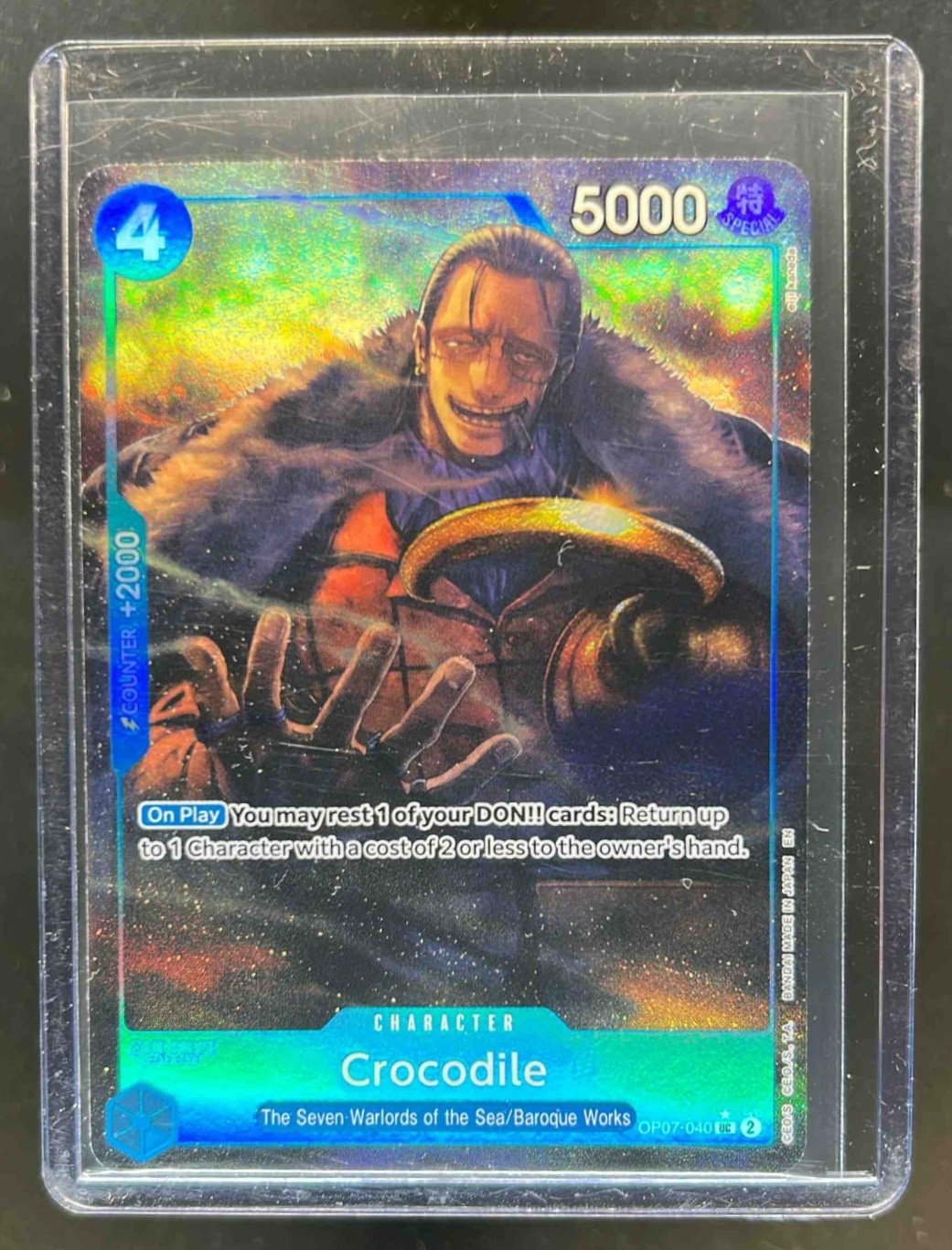 2024 One Piece 500 Years in the Future Crocodile Uncommon #OP07-040