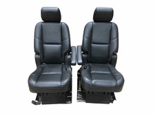 Local Only 07 - 14 Chevy Tahoe 2nd Row Black Leather Man Fold Heat Captain Seats Local Only 07 - 14 Chevy Tahoe 2nd Row Black Leather Man Fold Heat Captain Seats