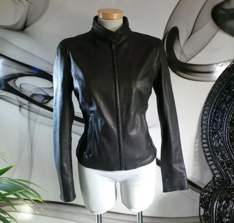 NWT MATCHLESS GRIMSBY BLOUSON LEATHER FITTED JACKET COAT SIZE 14 ' image 7