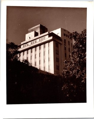Architecture Building 1950s Snapshot Photograph Art Deco Style Urban