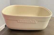 Brand New Emile Henry Bread Box Crème no lid