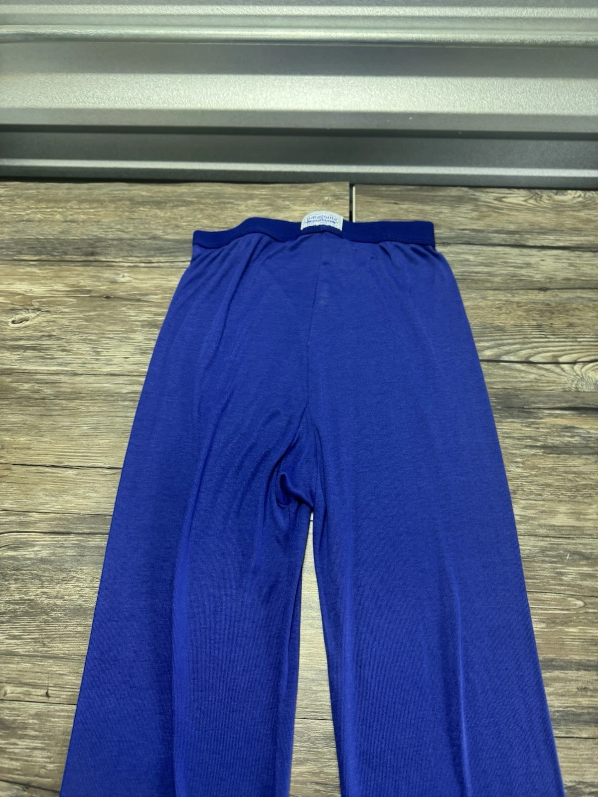 Patagonia Pants Mens Large Blue Capilene Base Layer Leggings Fleece Polartec USA