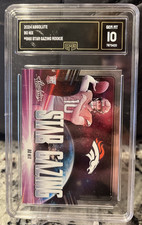 2024 Absolute Bo Nix Star Gazing Rookie (RC) GMA 10 Broncos GEM MT